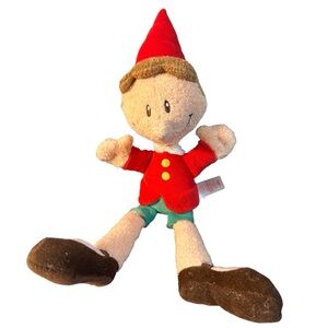 Sevi Italy Pinocchio Plush Stuffed Doll Lovey 12” Small 82195 Trudi